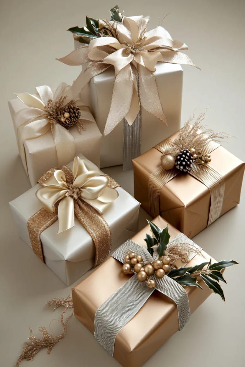 Artistic gift wrapping design